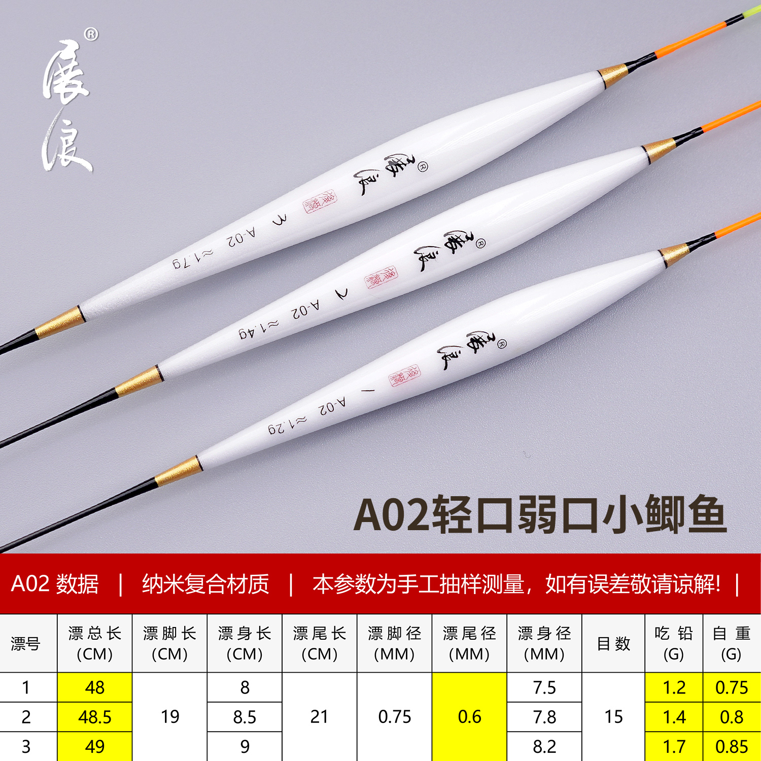 轻口高灵敏纳米浮漂